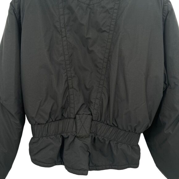 OBERMEYER Nell Jacket Womens 12 Black Puffer Coat Ski Snowboard Bomber Crop - Picture 10 of 16